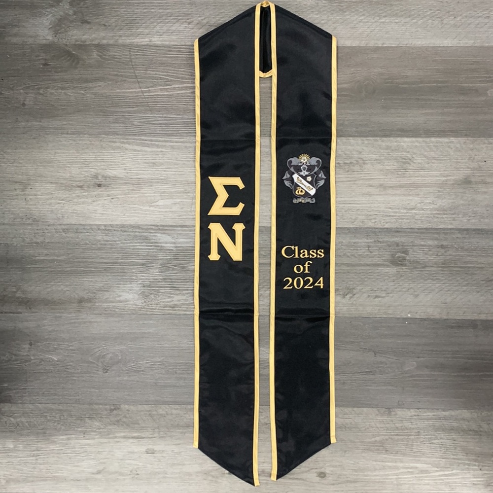 Sigma Nu Class of 2025 Graudation Stole Sash